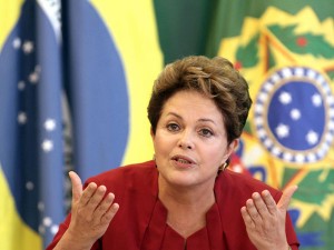 Dilma Rousseff, presidenta de Brasil.