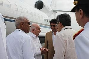 Machado Ventura viajó a Guayaquil acompañado por el canciller de Cuba, Bruno Rodríguez.