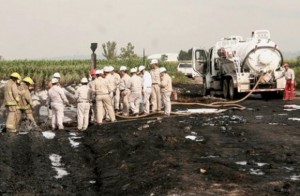 Por el escape de la dañina sustancia fueron llevadas a diferentes unidades sanitarias 15 personas.