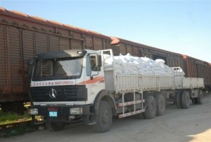 Estos camiones aseguran la distribución de varios de los productos que deciden la economía de la provincia.