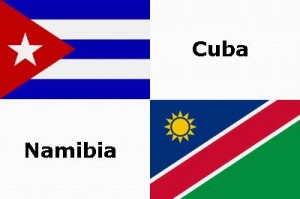 Cuba y Namibia establecieron relaciones diplomáticas el 21 de marzo de 1990.