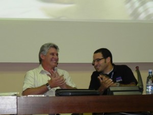 Miguel Díaz-Canel y Rubiel García, nuevo presidente nacional de la AHS.