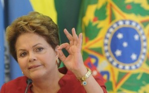 Dilma Rousseff, presidenta de Brasil.