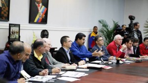 Maduro encabezó el Primer Consejo de Ministros de 2014.