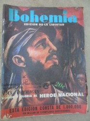 Primer número de Bohemia en enero de 1959 que inauguró la trilogía bautizada como Edición de la Libertad.