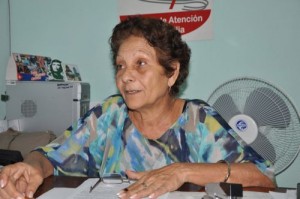 Edilia Caraballo, subdirectora de Prevención, asistencia y trabajo social. Foto Vicente Brito.