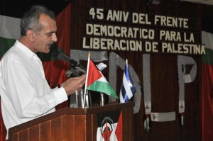 Walid Ahmad, representante en Cuba del Frente Democrático para la Liberación de Palestina (FDPL).