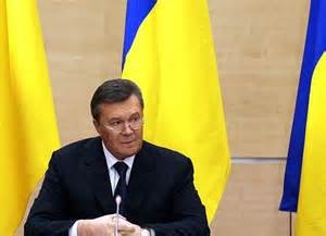 Yanukóvich advirtió que "bajo el respaldo de países occidentales, en Ucrania se producen abiertos actos de terror y violencia".