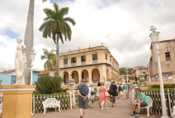 En temporada alta Trinidad puede recibir hasta 10 000 turistas en un día. Foto: Vicente Brito