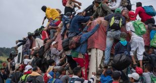 Migrantes, caravana, México