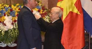 cuba, vietnam, presidente de cuba en vietnam, miguel diaz-canel