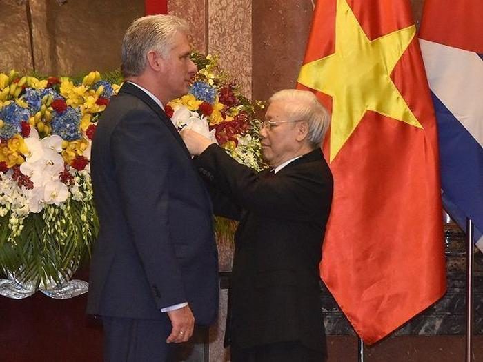 cuba, vietnam, presidente de cuba en vietnam, miguel diaz-canel