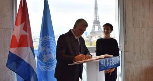 cuba, miguel diaz-canel, unesco, presidente de cuba, francia