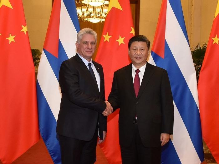 cuba, china, miguel diaz-canel, presidente de cuba en china, xi jinping