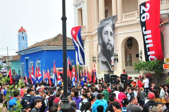 sancti spiritus, caravana de la libertad, una sola revolucion, revolucion cubana, fidel castro, #fidelporsiempre