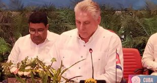 cuba, asociacion de estados del caribe, aec, cambio climatico, miguel diaz-canel, presidente de cuba