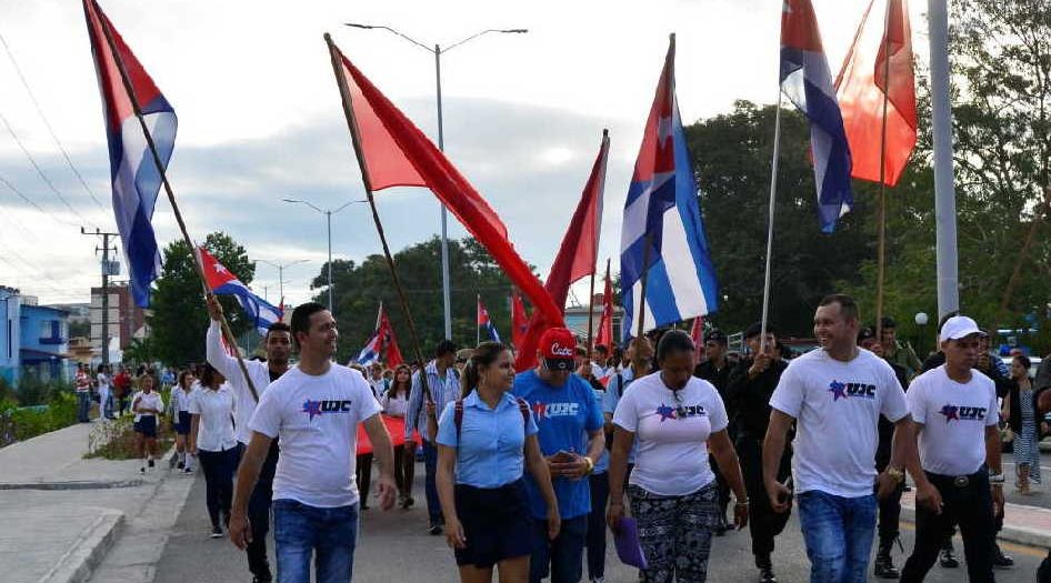 sancti spiritus, union de jovenes comunistas, ujc, 4 de abril, organizacion de pioneros jose marti, XI congreso de la ujc