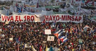 cuba, primero de mayo, dia internacional de los trabajadores