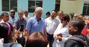 Díaz-Canel, recuperación, Tornado, La Habana