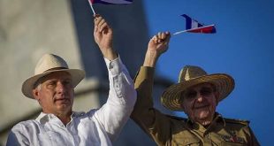 cuba, dia internacional de los trabajadores, primero de mayo, primero de mayo en cuba, raul castro, miguel diaz-canel