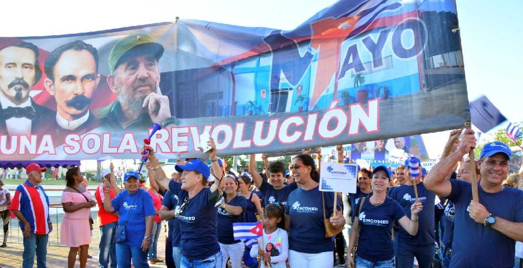 cuba, dia internacional de los trabajadores, primero de mayo, primero de mayo en cuba, raul castro, miguel diaz-canel