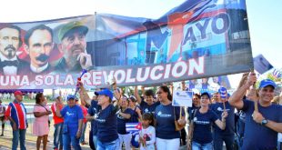 cuba, dia internacional de los trabajadores, primero de mayo, primero de mayo en cuba, raul castro, miguel diaz-canel