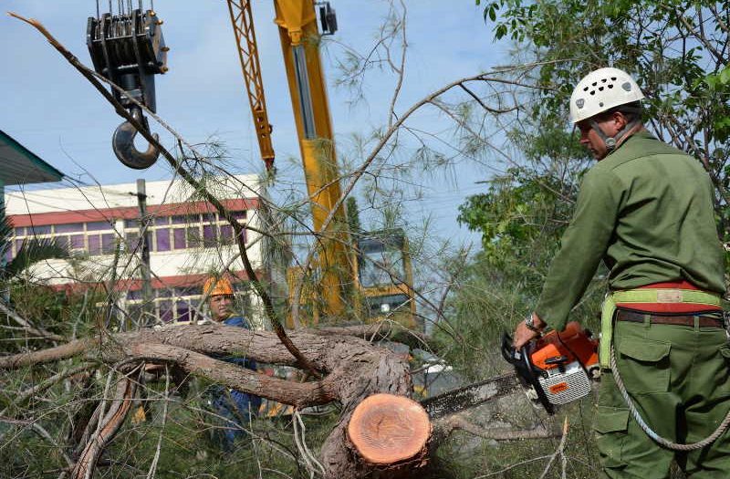 sancti spiritus, defensa civil, ejercicio meteoro 2019