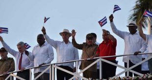 cuba, dia internacional de los trabajadores, primero de mayo, primero de mayo en cuba, raul castro, miguel diaz-canel