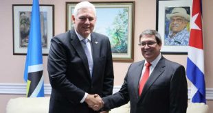 cuba, santa lucia, bruno rodriguez, canciller cubano