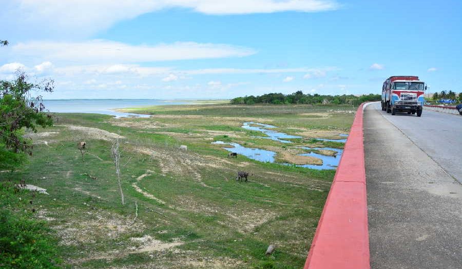 Presa Zaza, sequía, Sancti Spíritus