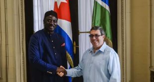 cuba, gambia, bruno rodriguez, canciller cubano