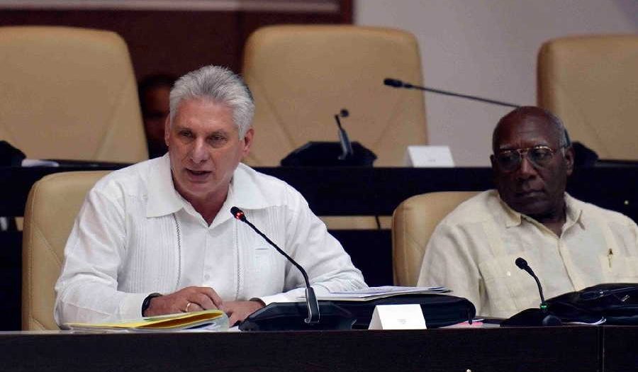 cuba, asamblea nacional del poder popular, industria, parlamento cubano, sustitucion de exportaciones, exportaciones, miguel diaz-canel, presidente de cuba