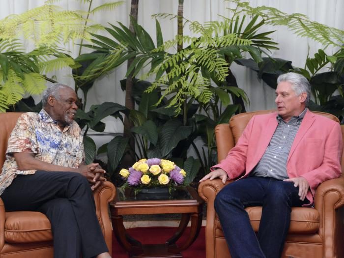 cuba, estados unidos, danny glover, presidente de cuba, miguel diaz-canel