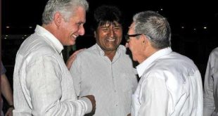 Cuba, Bolivia, Raúl Castro, Evo Morales, Díaz-Canel