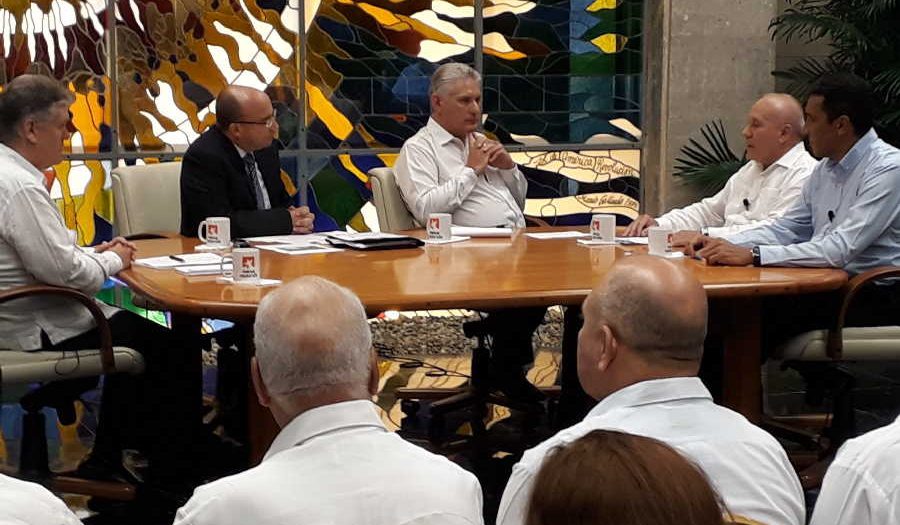 cuba, miguel diaz-canel, presidente de cuba, combustibles, energia electrica, mesa redonda