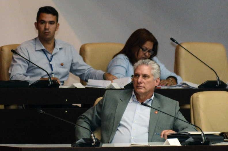 cuba, asamblea nacional del poder popular, parlamento cubano, miguel diaz-canel, combustible, ahorro energetico, situacion energetica