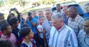 cuba, ciego de avila, miguel diaz-canel, presidente de la republica de cuba, calentadores solares