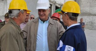 sancti spiritus, miguel diaz-canel, fabrica de cemento siguaney, presidente de cuba en sancti spiritus