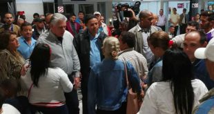 sancti spiritus, miguel diaz-canel, presidente de cuba en sancti spiritus, terminal de omnibus