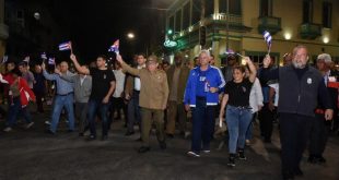 cuba, jose marti, marcha de las antorchas, raul castro, miguel diaz-canel, presidente de la republica de cuba, primer ministro, manuel marrero