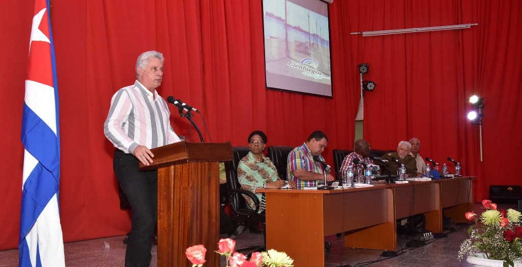 cienfuegos, miguel diaz-canel, presidente de la republica de cuba