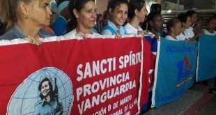 sancti spiritus, fmc, federacion de mujeres cubanas, 8 de marzo, dia internacional de la mujer