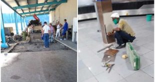 Aeropuerto, Cuba, reparación