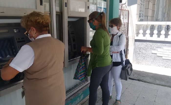 sancti spiritus, banca electronica, banco popular de ahorro, cajeros automaticos, covid-19