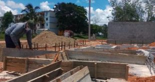 sancti spiritus, la sierpe, construccion de viviendas, empresa agroindustrial de granos sur del jibaro, cosecha arrocera, economia cubana