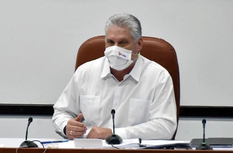 cuba, consejo de ministros, miguel diaz-canel, covid-19, coronavirus, produccion de alimentos, mesa redonda