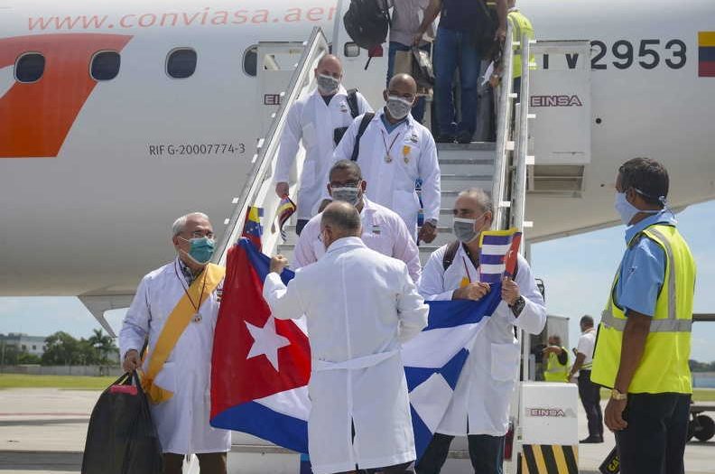 cuba, venezuela, covid-19, coronavirus, contingente henry reeve, medicos cubanos