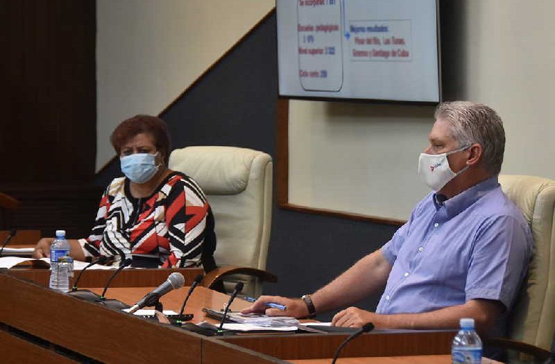 cuba, curso escolar, covid-19, coronavirus, miguel diaz-canel, presidente de la republica de cuba