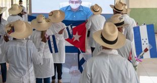 cuba, honduras, medicos cubanos, covid-19, contingente henry reeve