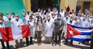 cuba, peru, medicos cubanos, contingente henry reeve, pandemia mundial, covid-19
